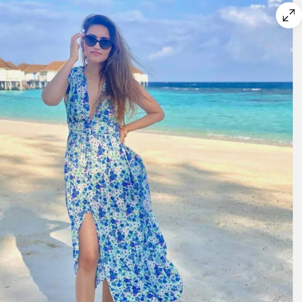 NEW Zara Printed Floral Dress, Size S